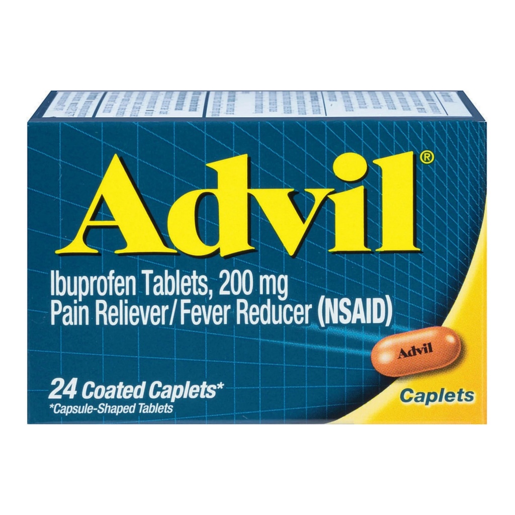 Advil Caplets Regular 200MG 24CT