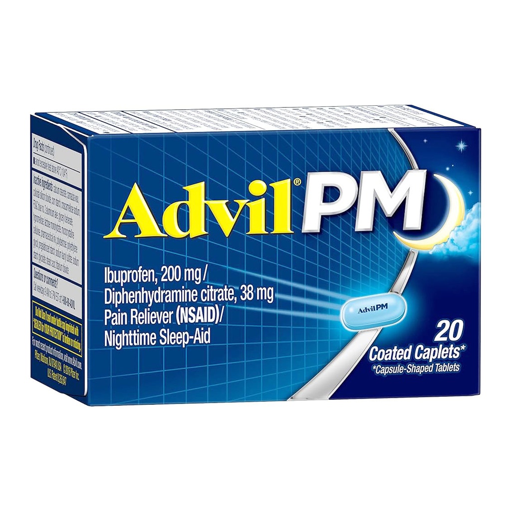 Advil PM Caplets 200MG 20CT