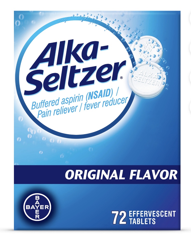 Alka-Seltzer Original Pouch 72CT