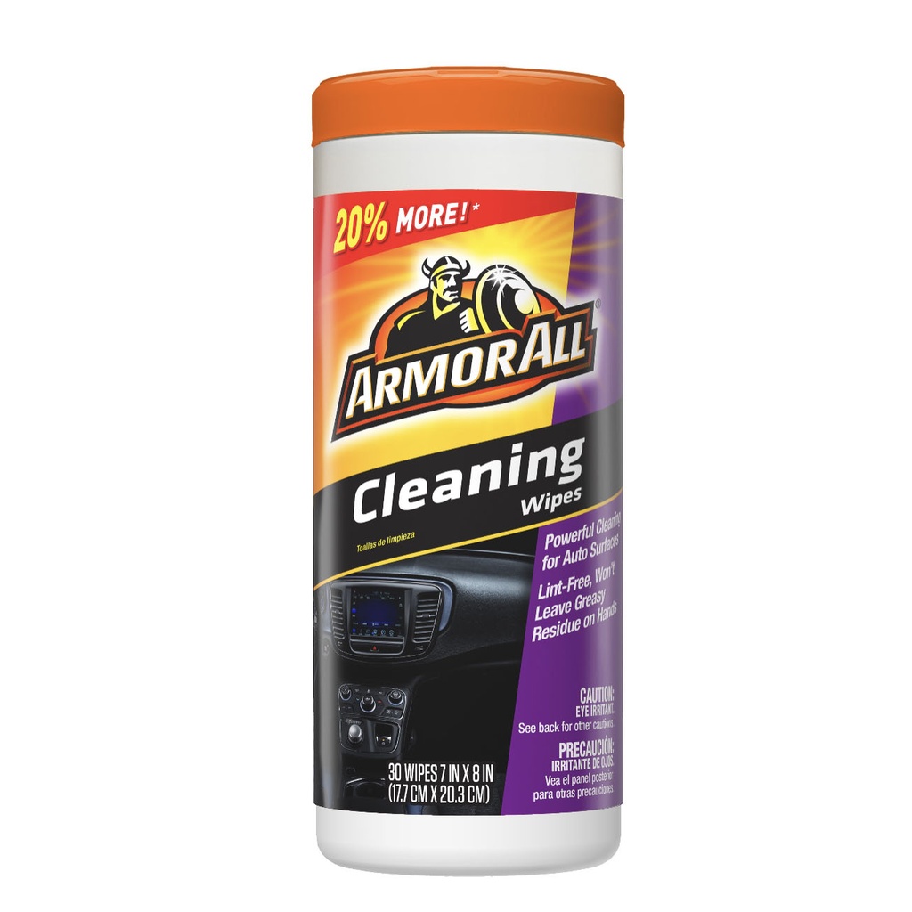 Armor All Cleaning Wipes 25CT Can