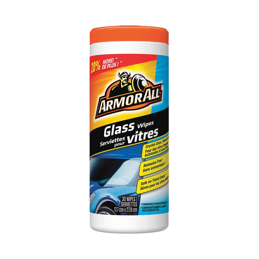 Armor All Glass Cleaning Wipes 30CT