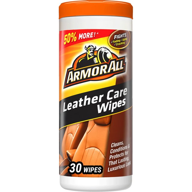 Armor All Leather Wipes 30CT Can