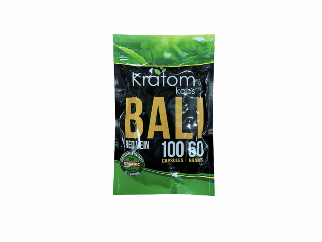 Kratom Kaps BALI 100CT/60GM Bag