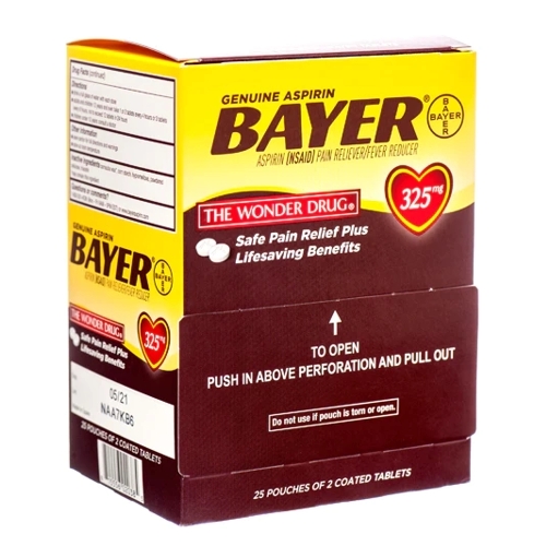 Bayer Genuine Asprin Pouch 2'S/25CT