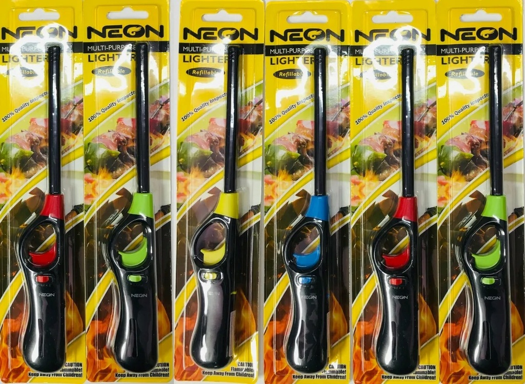Neon Multi-Purpose/BBQ Lighter 1CT