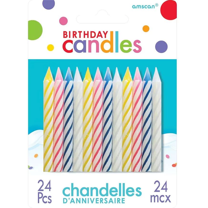 BirthDay Candle Without Holder 24CT Pack