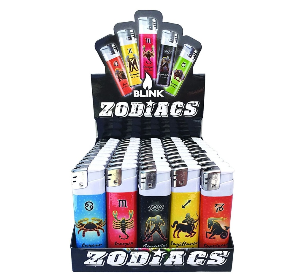 Blink Zodiacs Electronic Tattoo Lighter 50CT