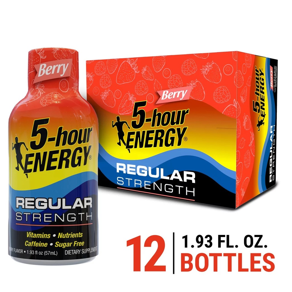 5-Hour Energy Regular Strength Berry 12CT