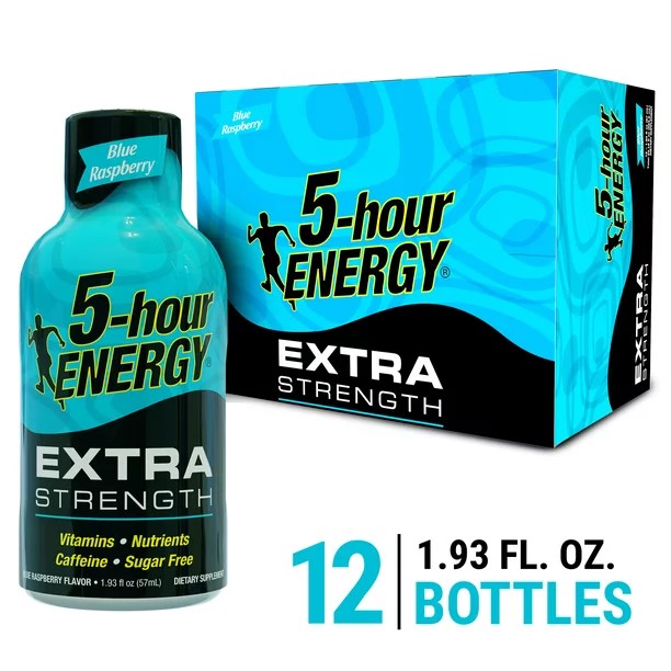 5-Hour Energy Extra Strength Blue Raspberry 12CT
