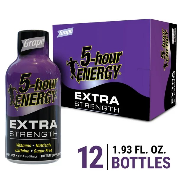 5-Hour Energy Extra Strength Grape 12CT