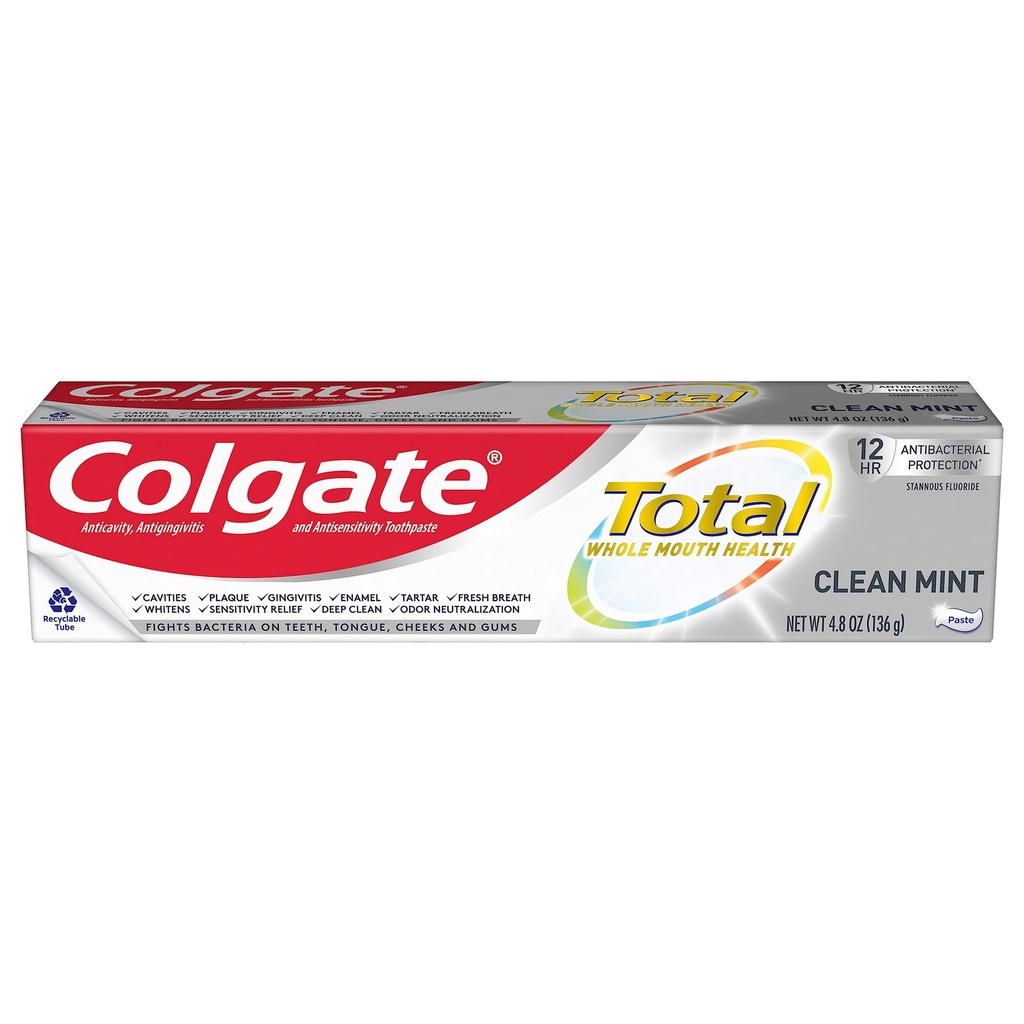Colgate Toothpaste Total Clean Mint 4.8oz