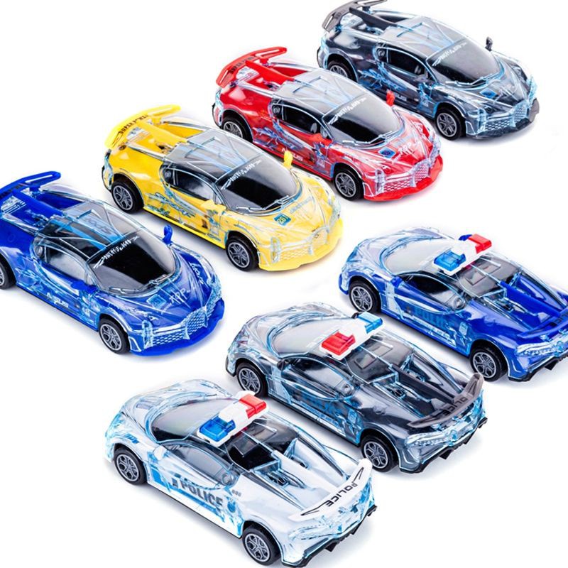 Color Light Toy Racing Car 8ct Display