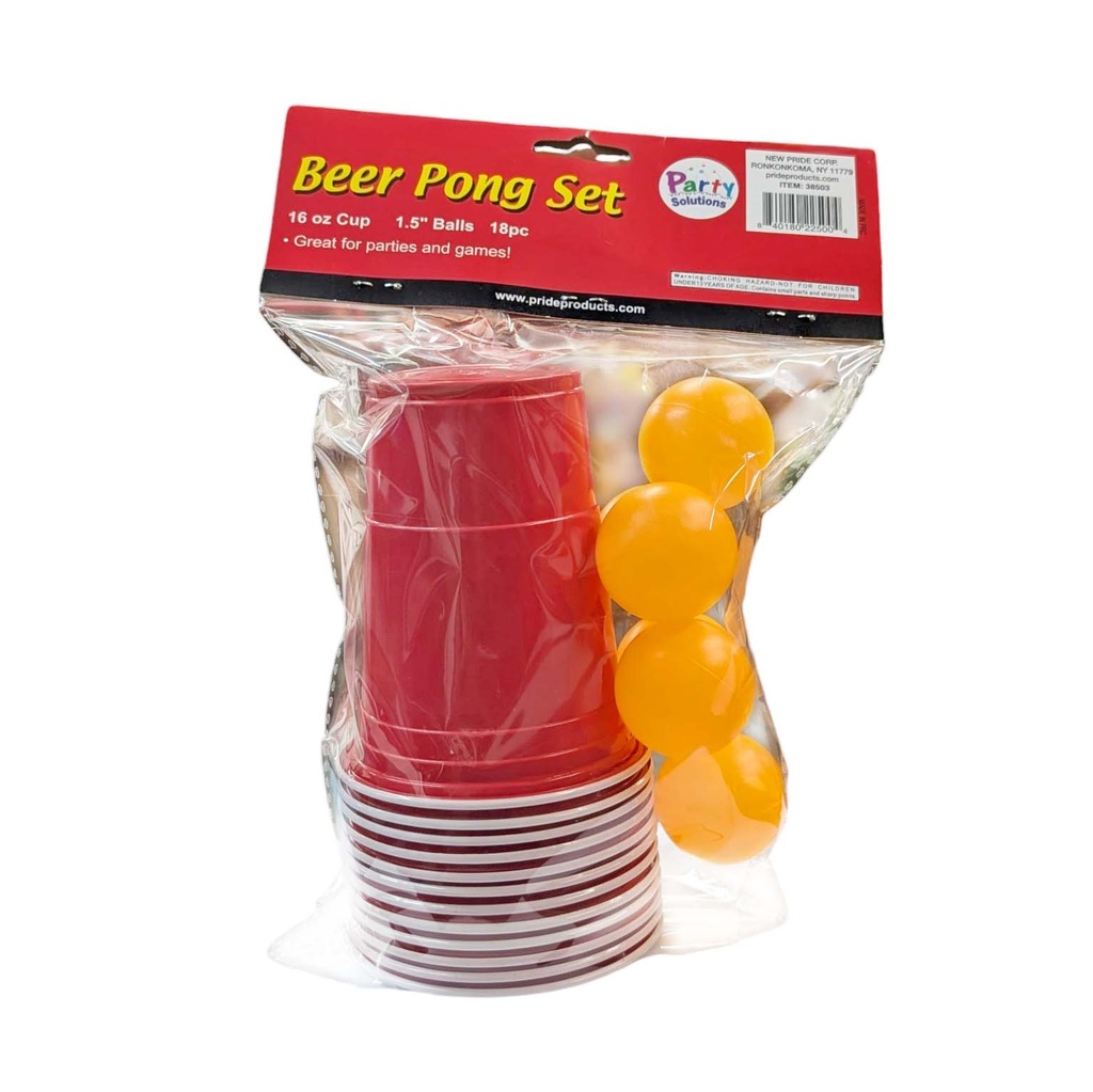 Beer Pong Set Party Solution 12'S/6S