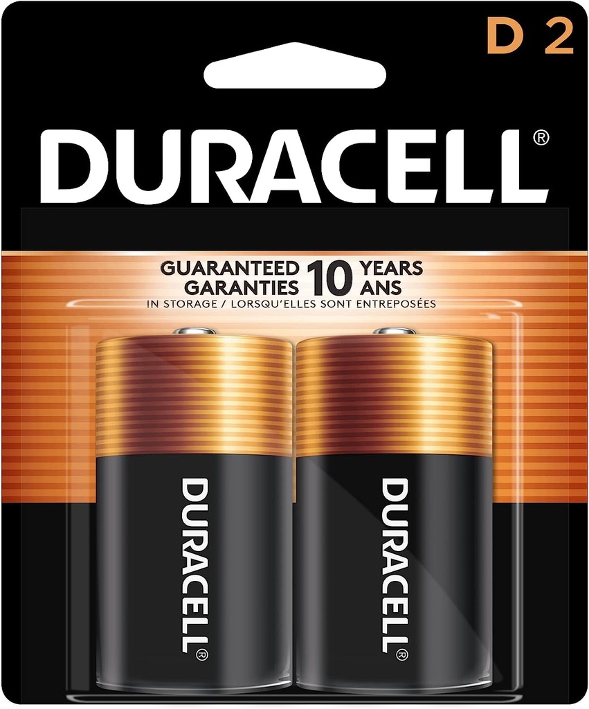Duracell D2 Battery 6CT/Ea