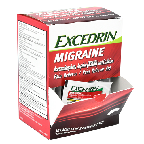 Excedrin Migraine Caplets Pouch 2'S/30CT
