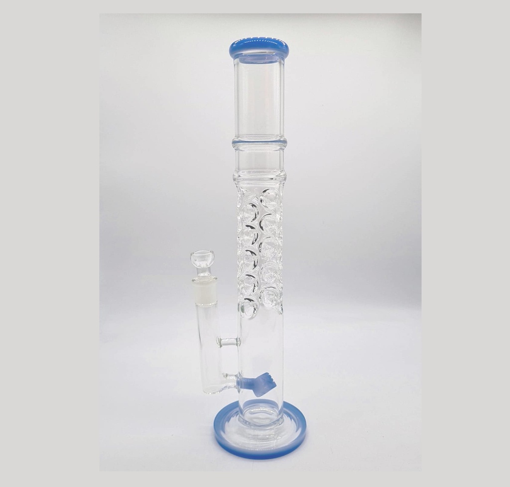 Glass Bong Cube Tower (BG046/424) 17"
