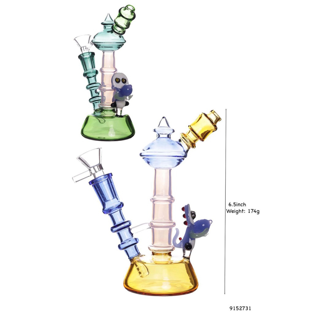 Glass Bong Super Bee Owl (BG1300/510) 6.5"
