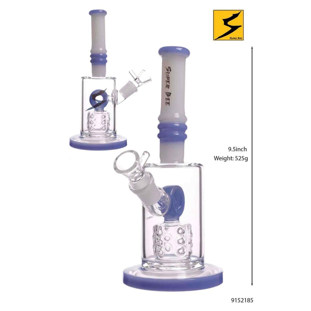 Glass Bong Super Bee Ring Inside (BG341/185) 9.5"