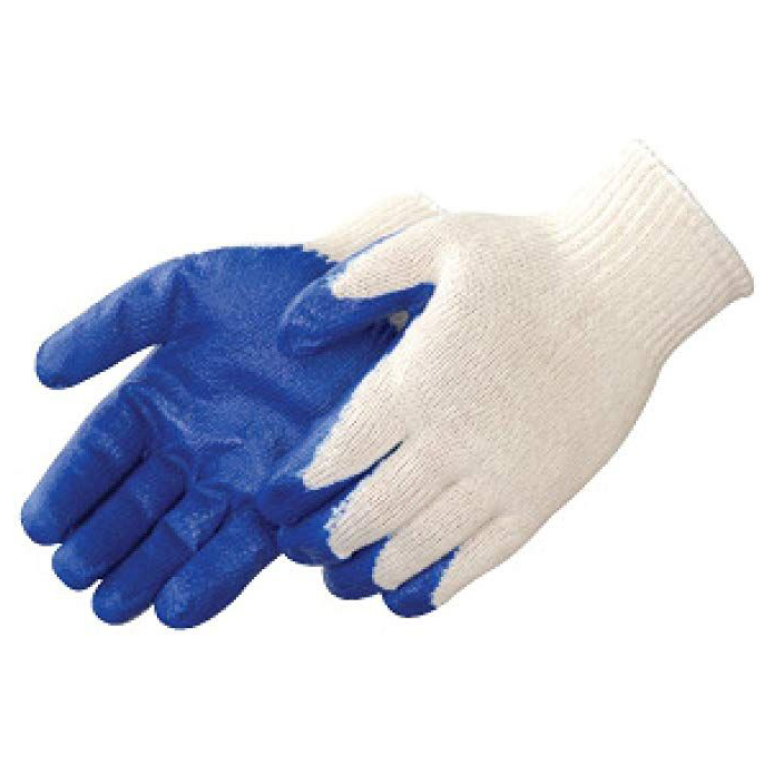 Gloves Blue Palm Knitted 10CT/PK