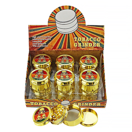 Grinder 4 Part Pirate Drum Gold Mini 12CT Display Each