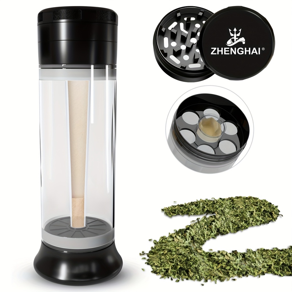 Grinder With Auto Cone Filling Device