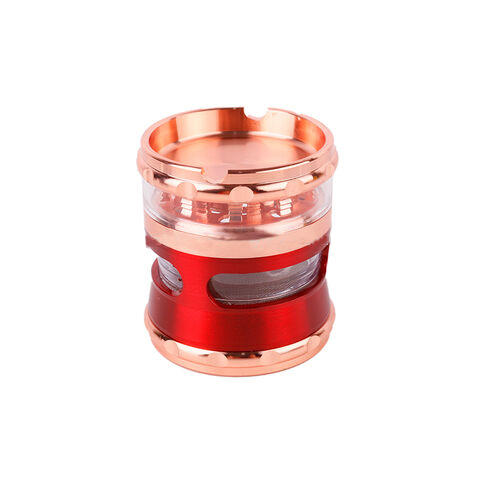 Grinder 4 Part Windows With Ashtray On Top (KE-236) 6CT Display Ea