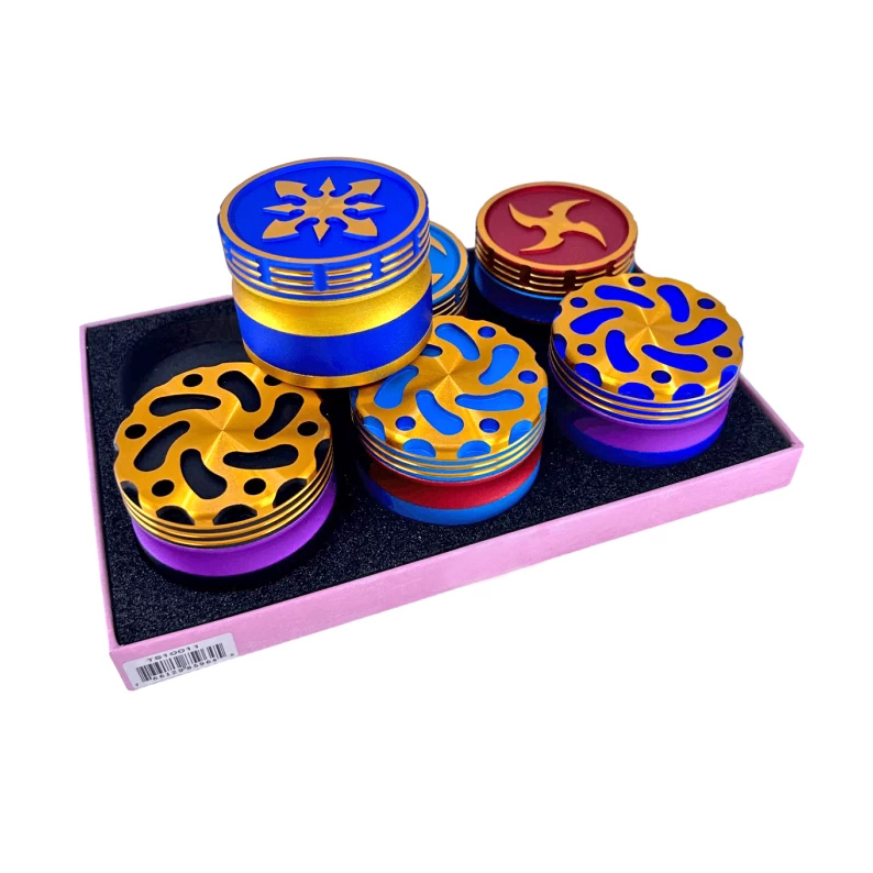 Grinder 4 Part Matte Laser Cut (GR250) 6CT Display Each
