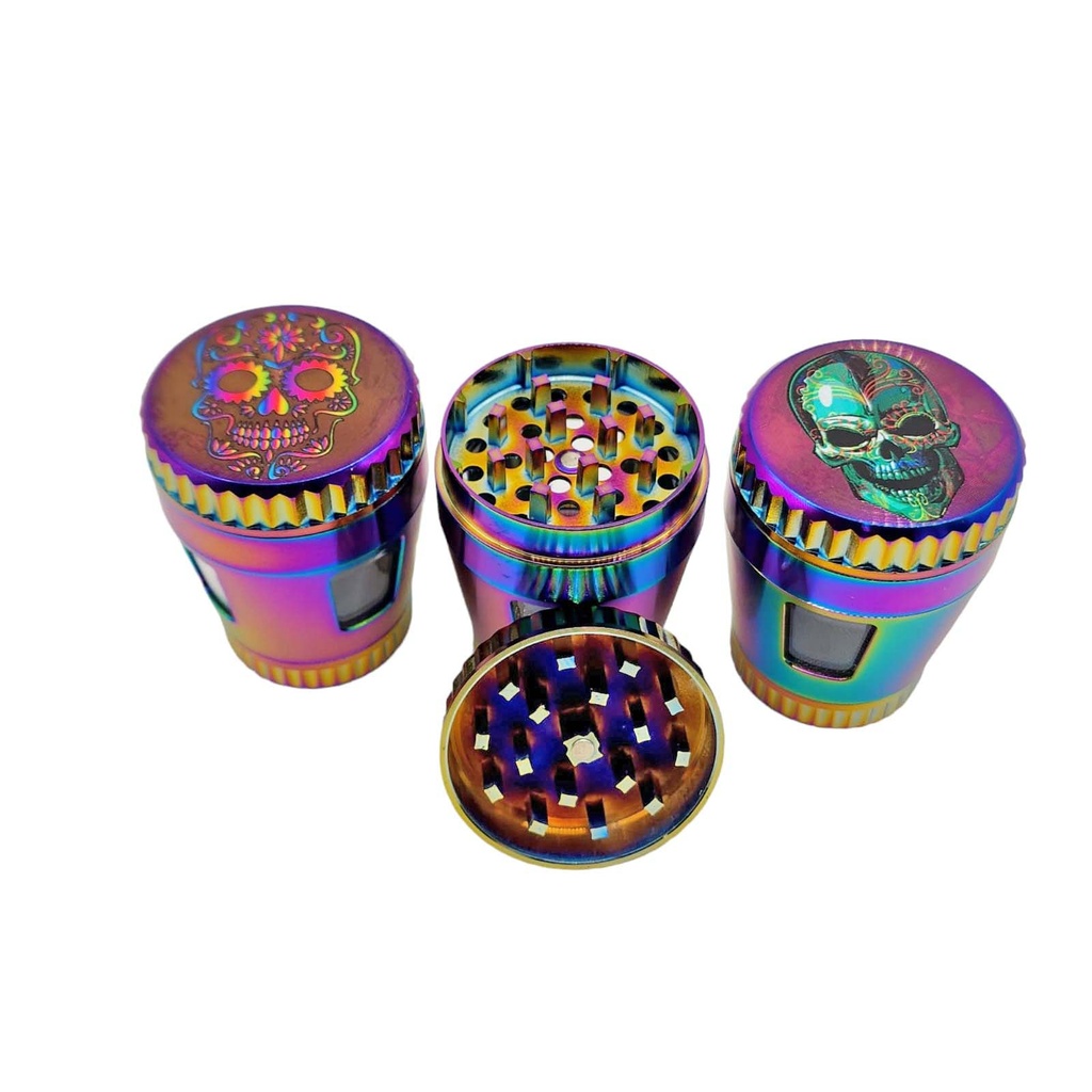 Grinder 4 Part Metallic Drum (GRZ 22032) 6CT Display Each
