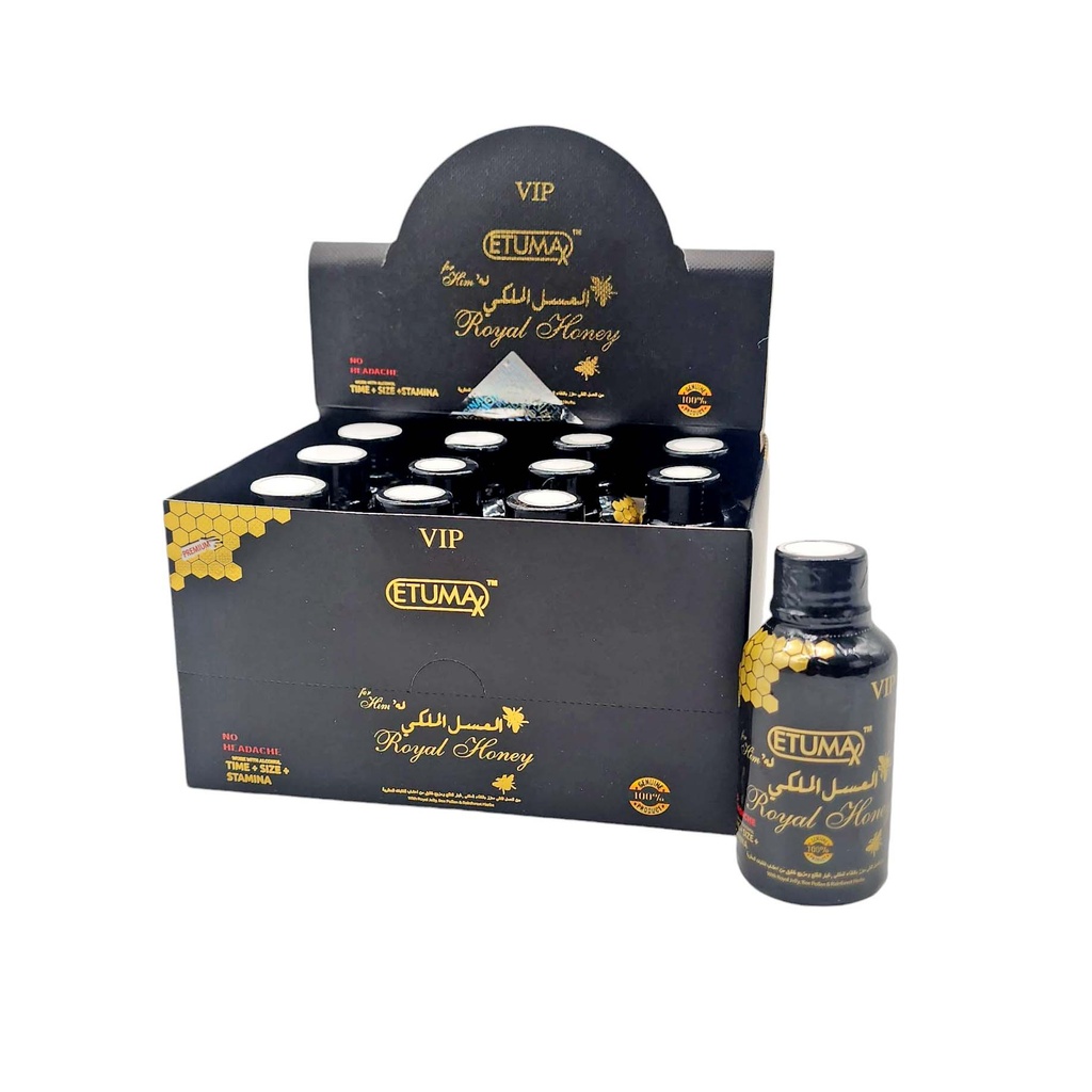 Herbal Liquid Shot VIP Royal Etumax 2oz/12CT Box