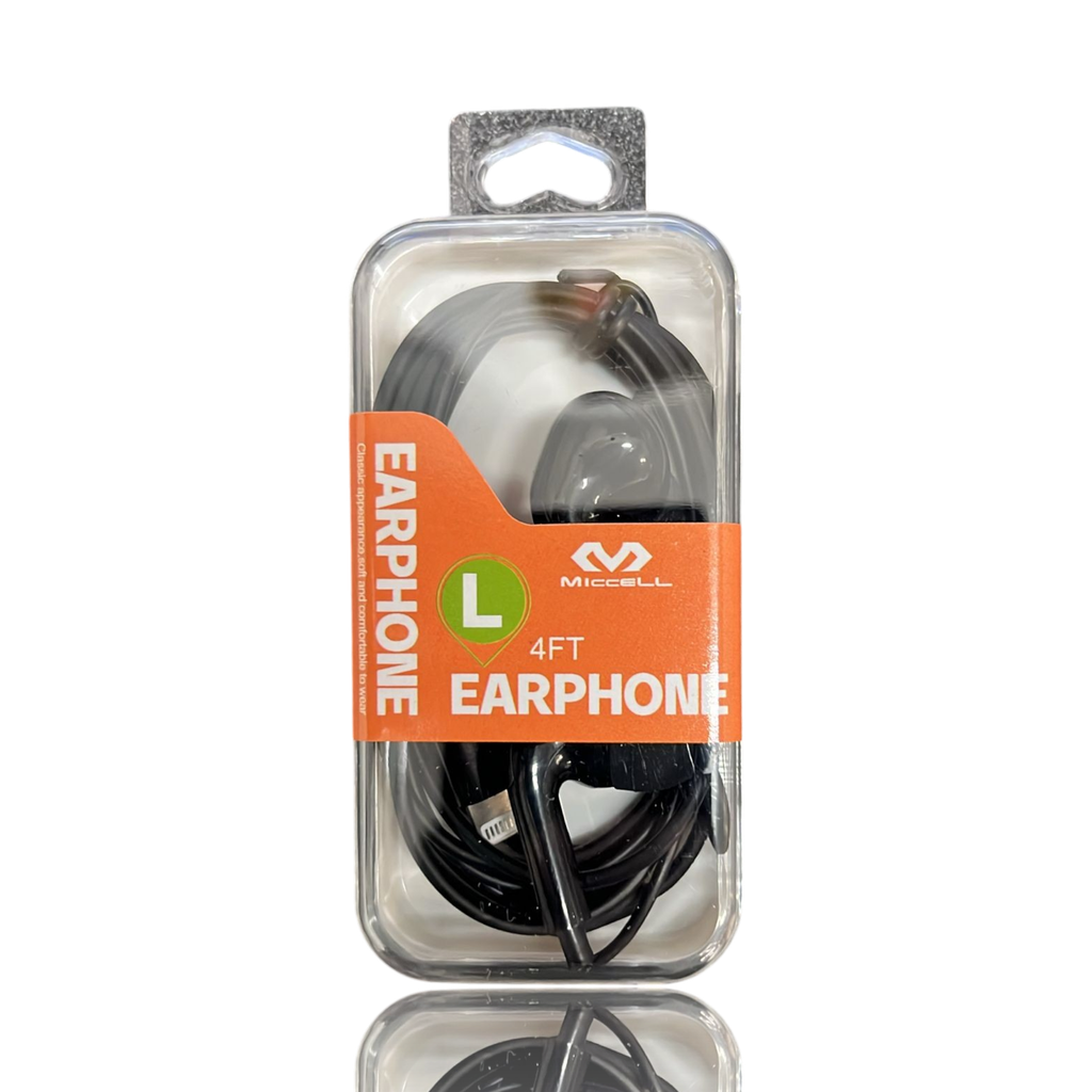 Miccell Earphone In Air Lightning Connection 4FT ARC (S2352-VQ-H19)