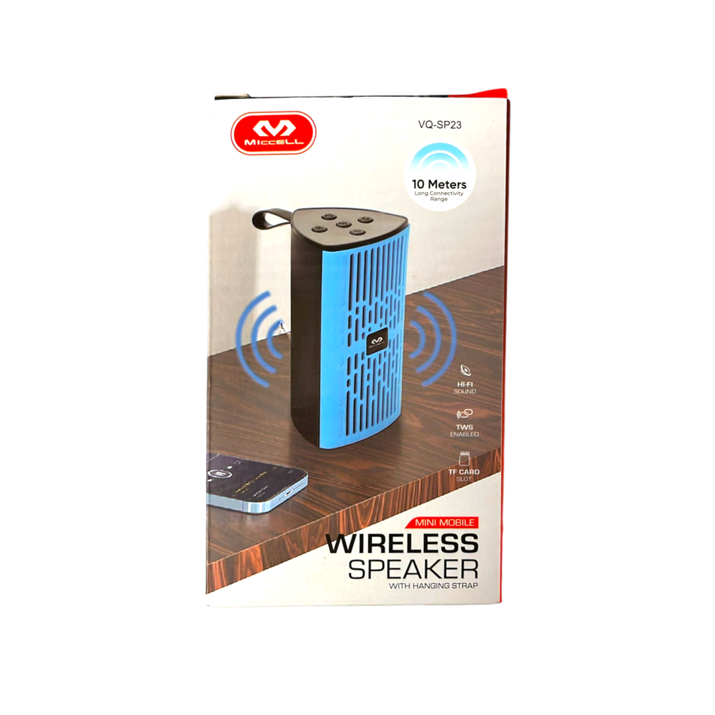 Miccell Mobile Mini Wireless Speaker (S1627-VQ-SP23)
