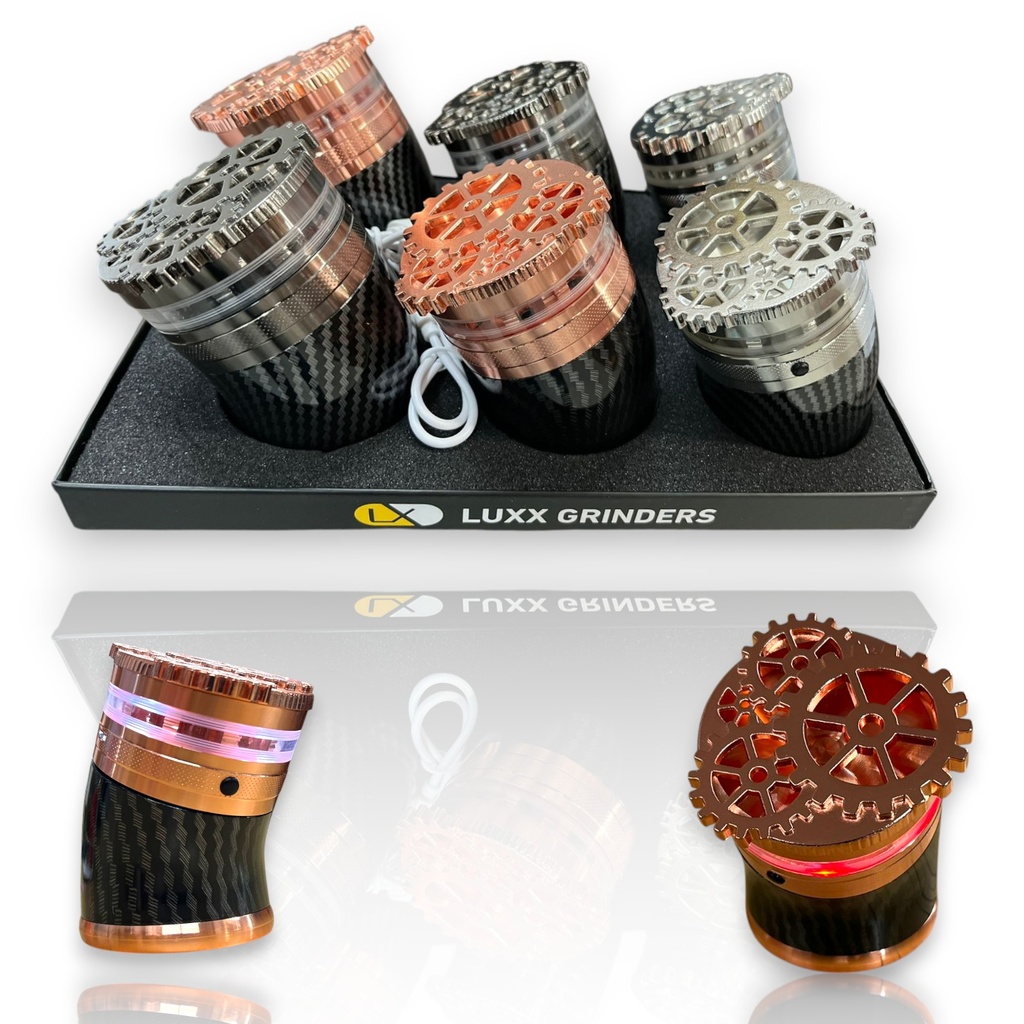 Grinder Luxx LED Cog Wheel Design