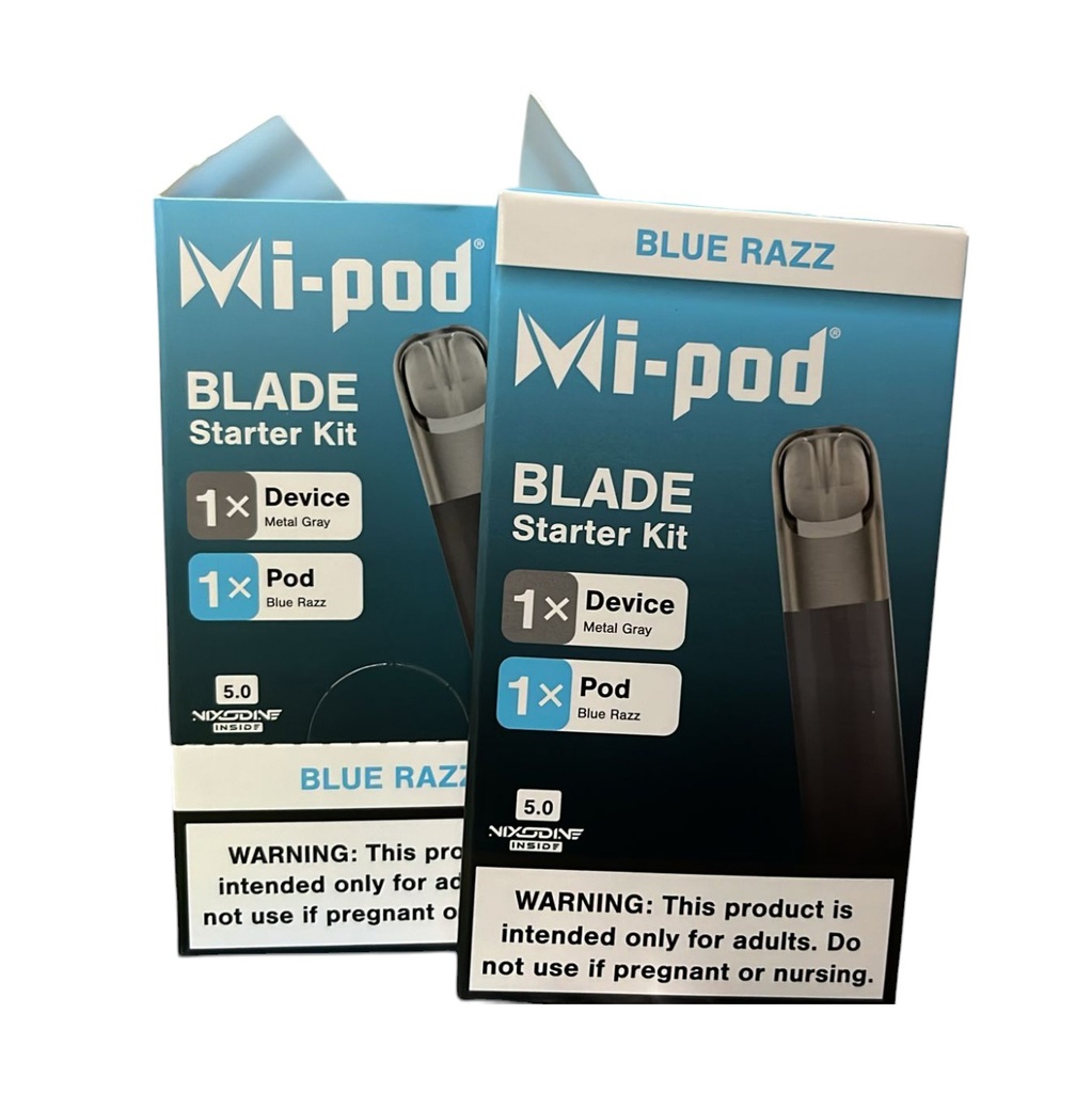 MI Starter Kit With Blue Razz 5PK
