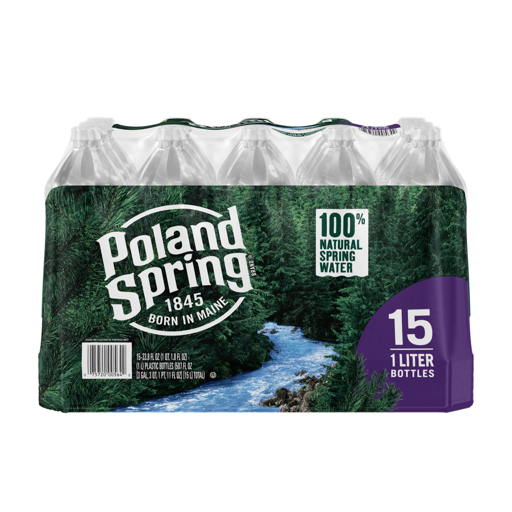 Poland Spring Water 1 Liter/15CT Case