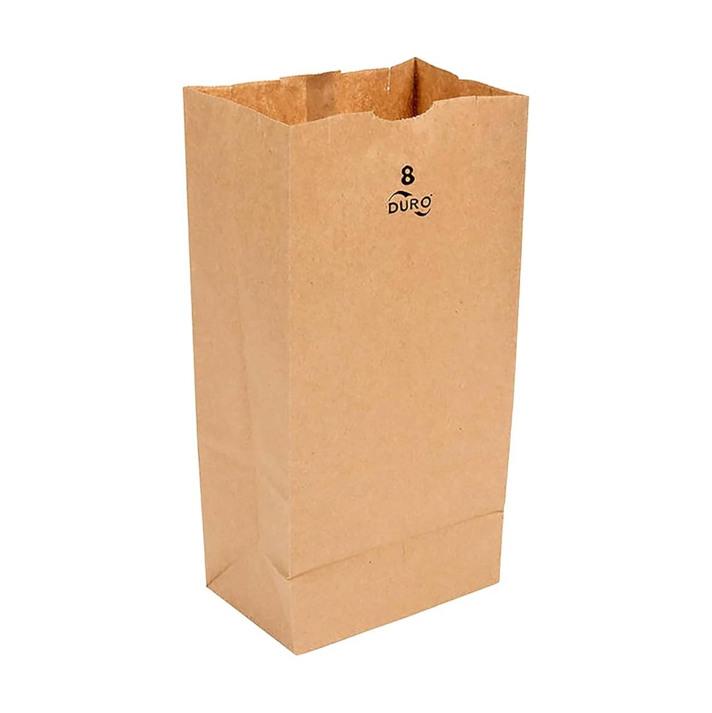 Kraft Bag (6.12x4.12x12.43) 8# 500CT Bx