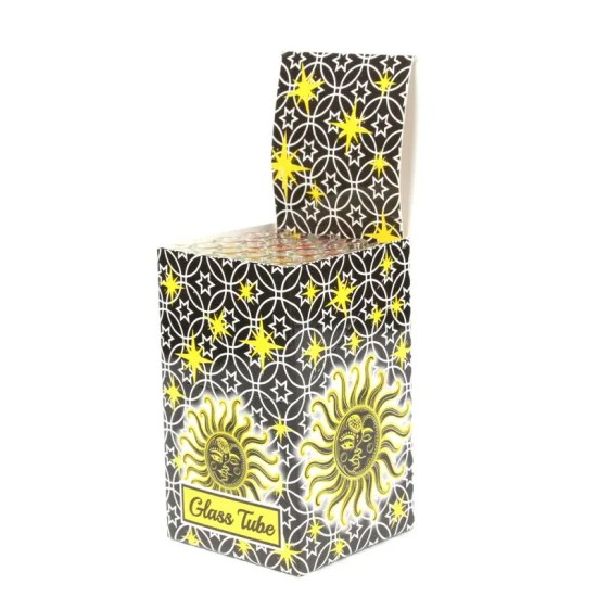 Love Rose Black Heavy Glass Box 25CT