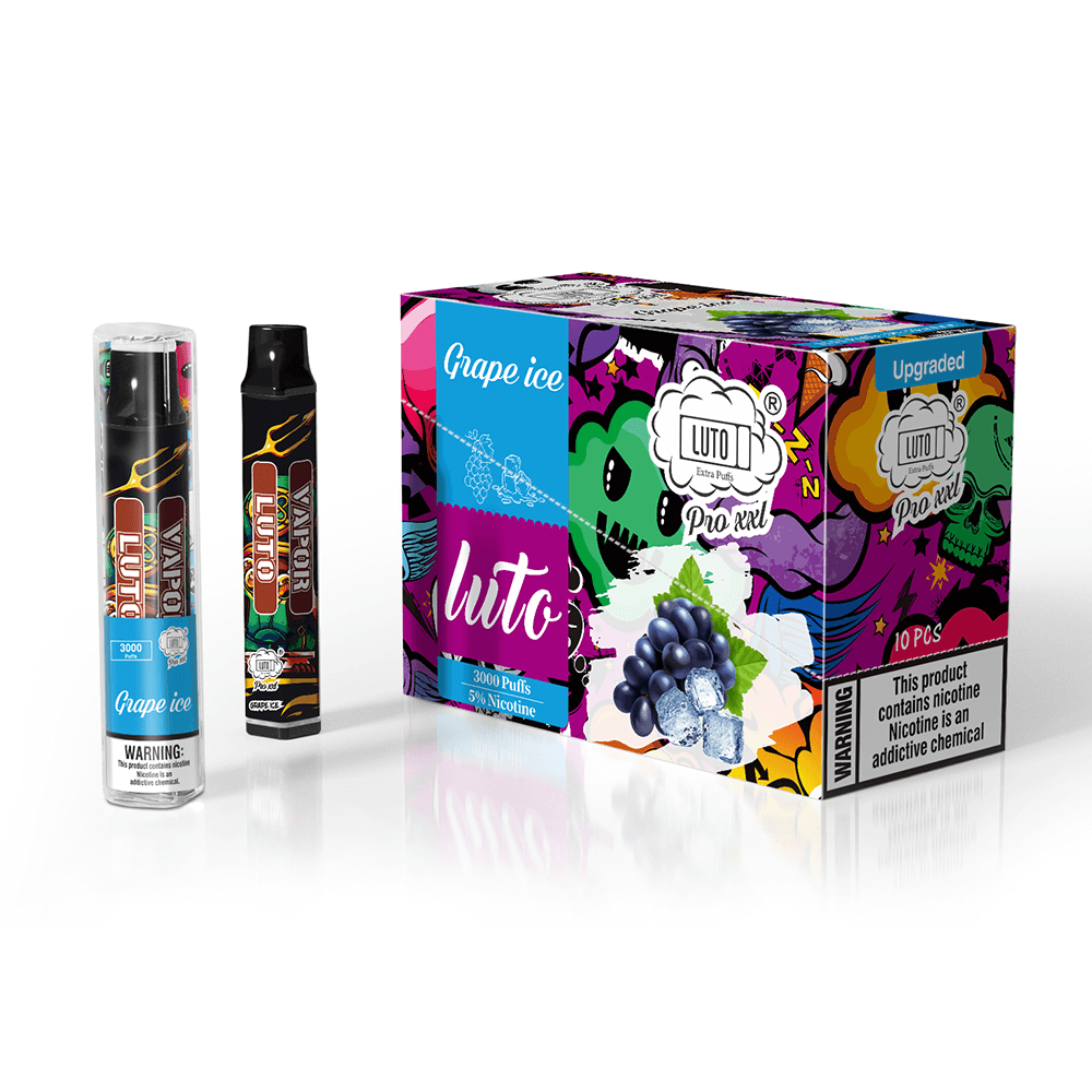 LTXX 3K Body Oil Grape Ice 10ct Display