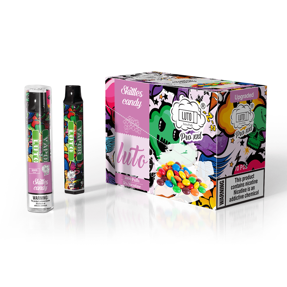 LTXX 3K Body Oil Skittles Candy 10ct Display