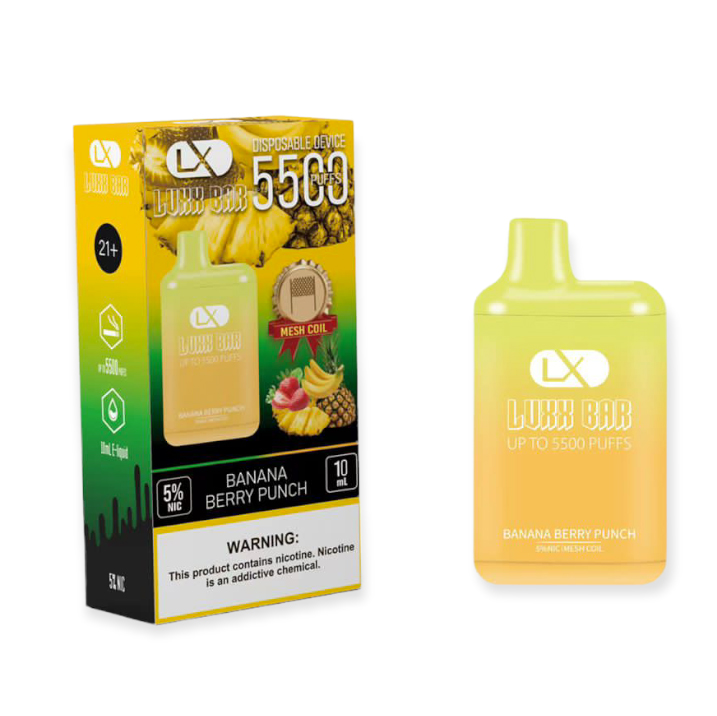 LBR Ice Cone Banana Berry Punch 10ct/Box