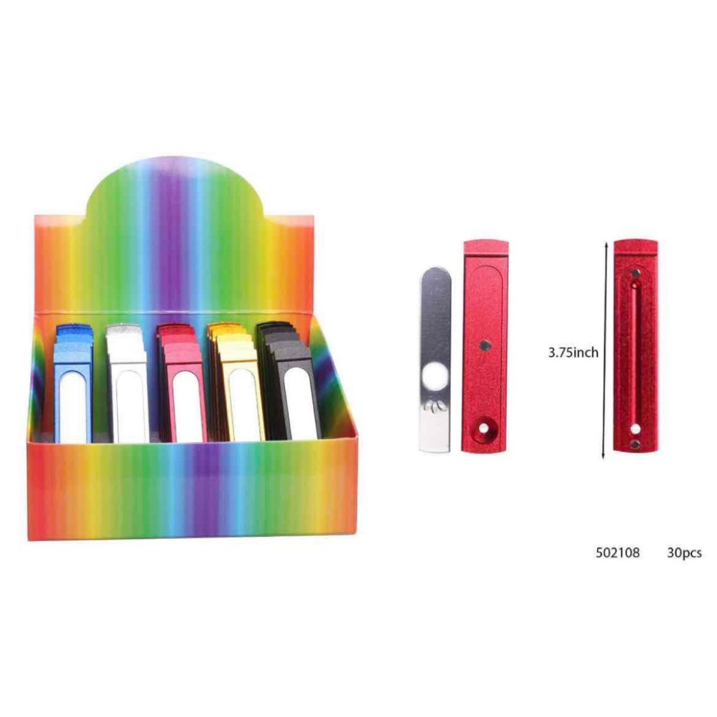 Metal Pipe Metalic Color Magnetic 30CT Display Ea