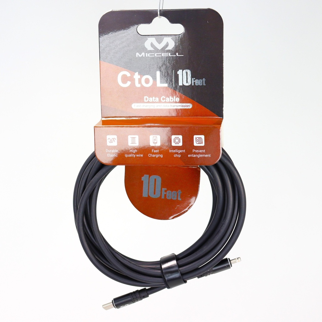 Miccell Fast Charging C Type to iPhone (S2151) 10FT