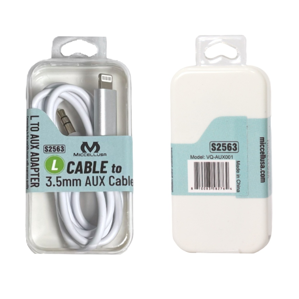 Miccell iPhone To 3.5MM AUX Adapter ARC (S2563)