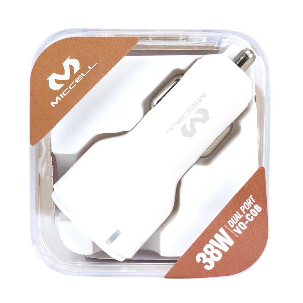 Miccell Car Plug Fast Charging USB & C Type ARC (S2381)
