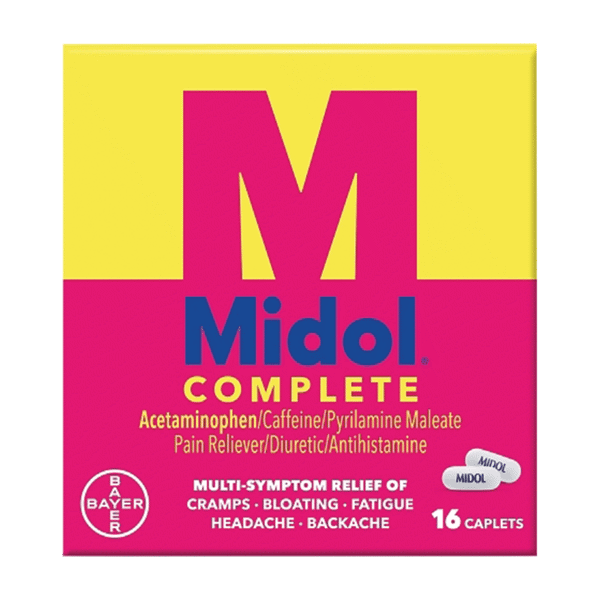 Midol Complete Menstrual Pain Relief Caplets 16CT