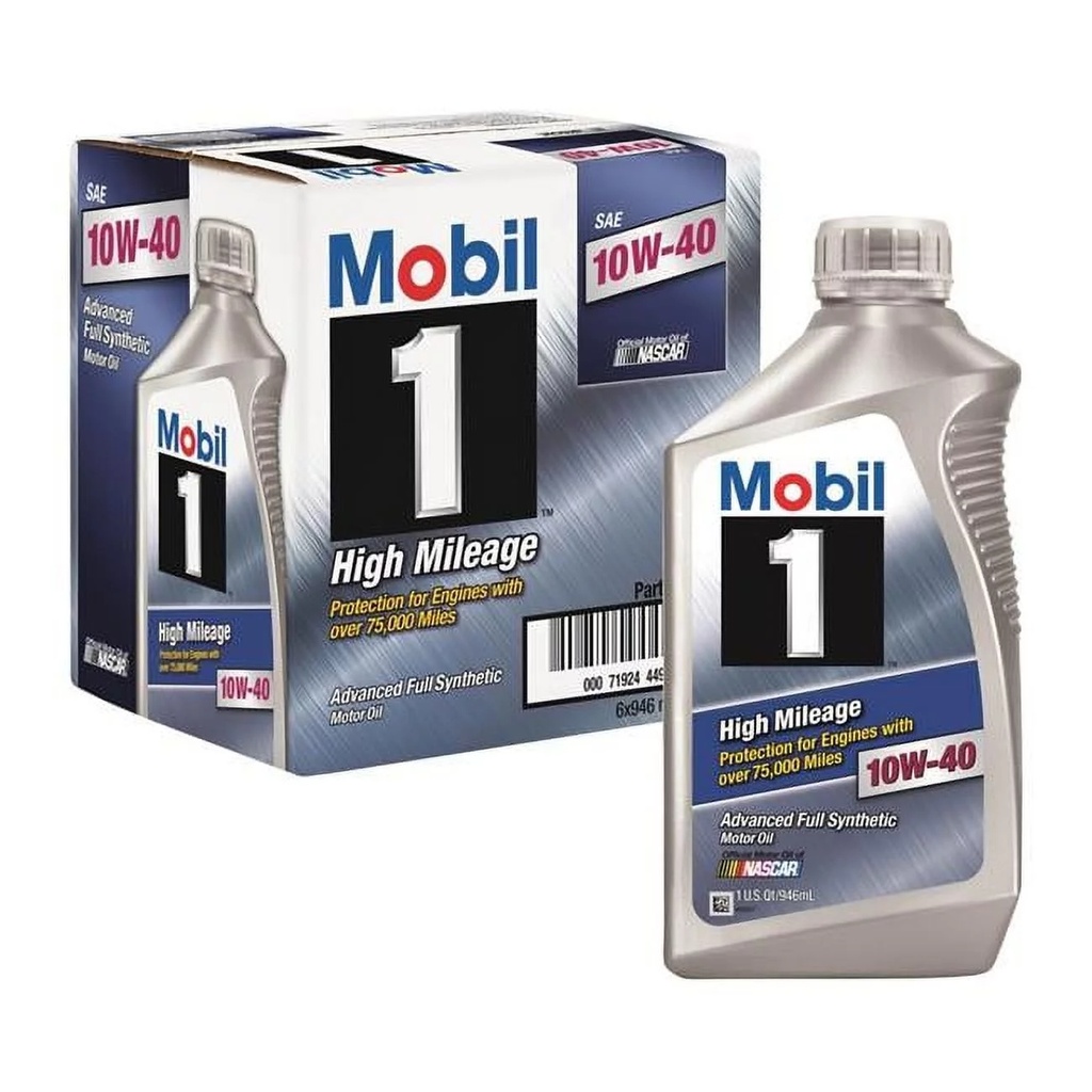 Mobil 1 Advance Full Synthetic 1QT 10W40 6CT Bx