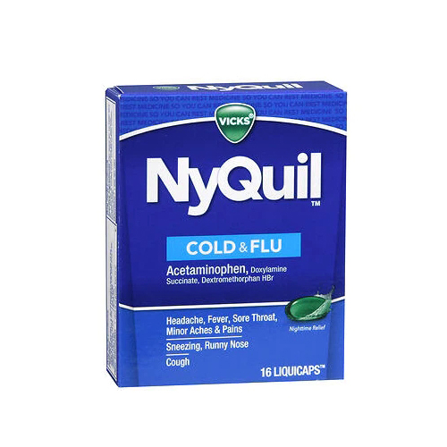 NyQuil Cold & Flu Liqui Cap 16CT