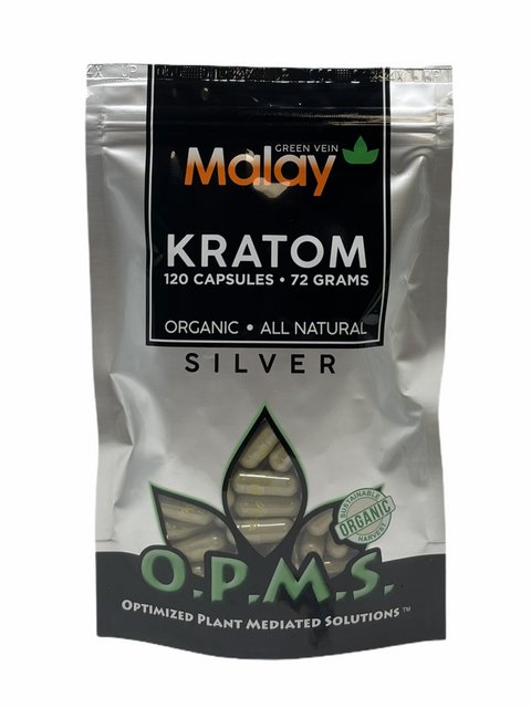 OPMS Silver Green Vein MALAY 120ct/72gm Bag