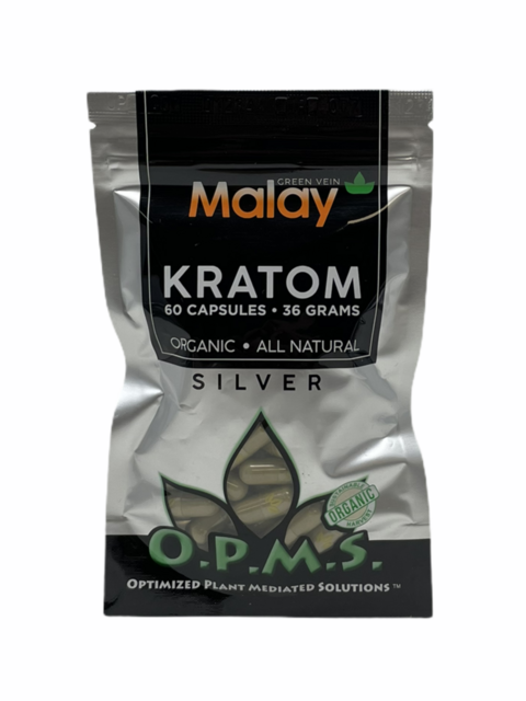 OPMS Silver Green Vein MALAY 60ct/36gm Bag