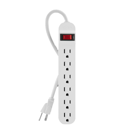 Power Srtip (Simply) 6 Outlets/2.5FT