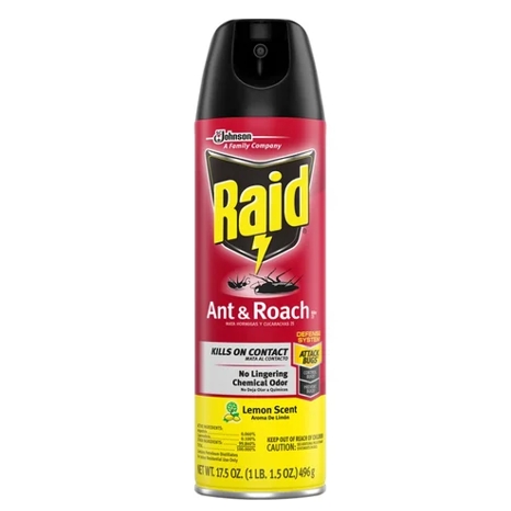 Raid Ant & Roaches 17.5oz Indoor Lemon Scent